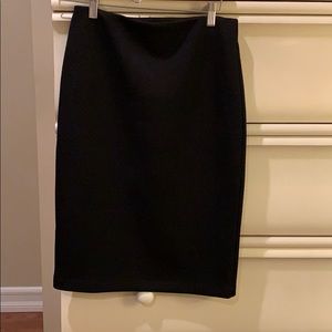 Black pencil skirt